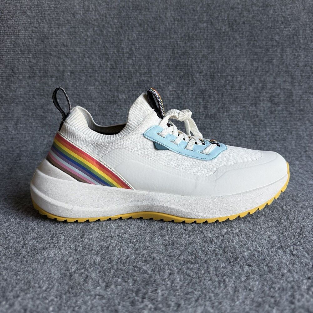 Vessi Stormburst Low Top Pride 2024 Waterproof Shoes Size 11 Rainbow CA6667